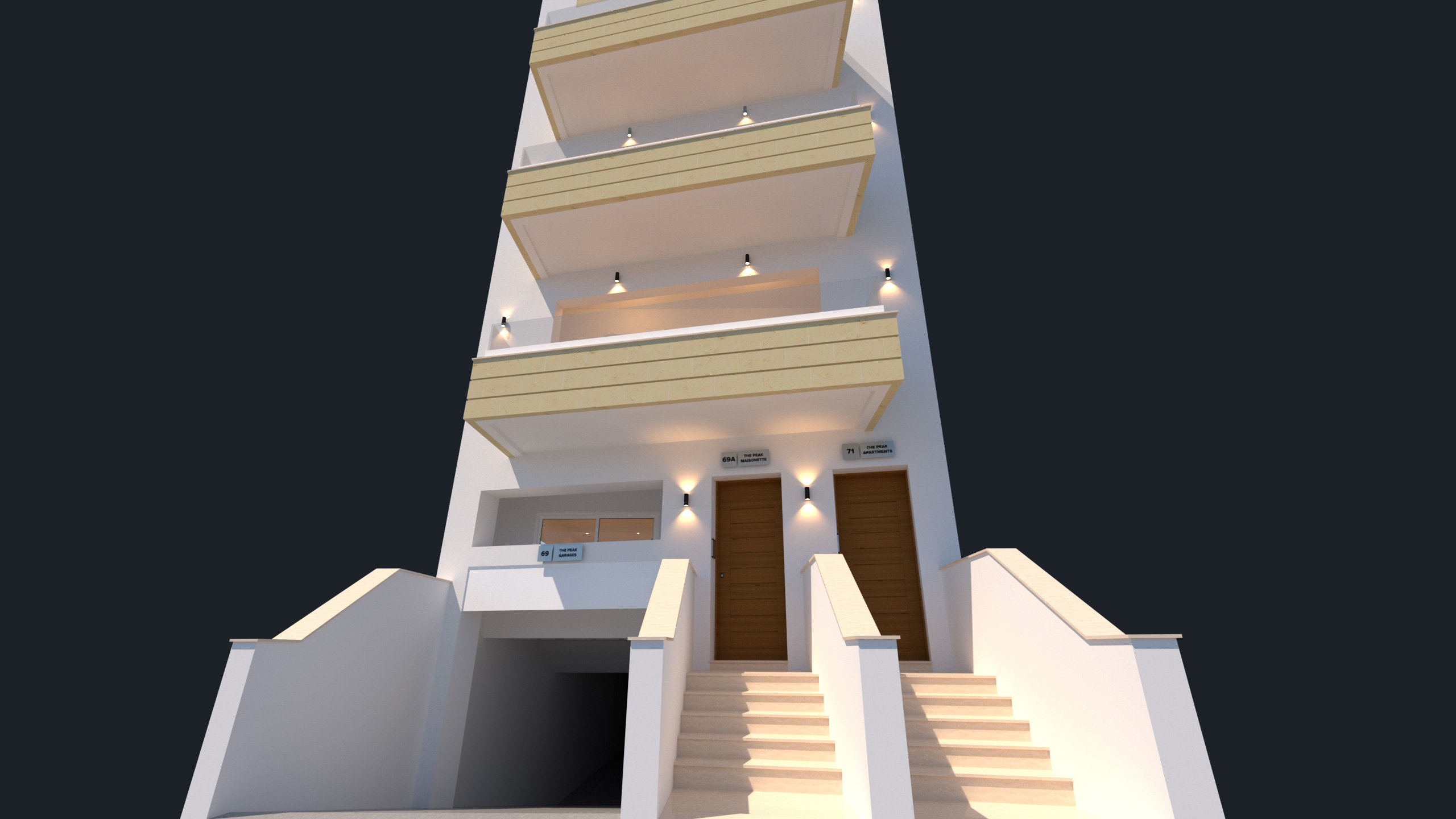The Peak Complex - Elevation - Façade - 1