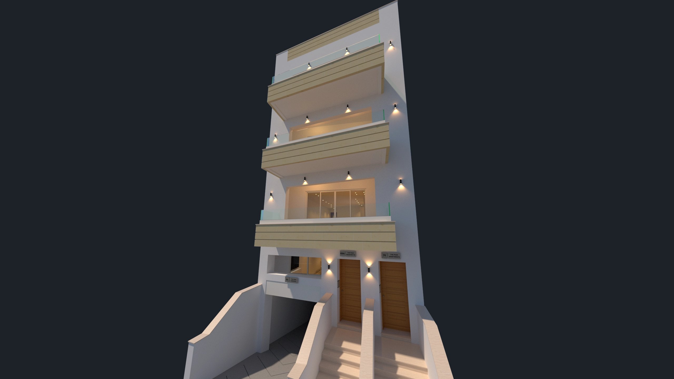 The Peak Complex - Elevation - Façade - 1