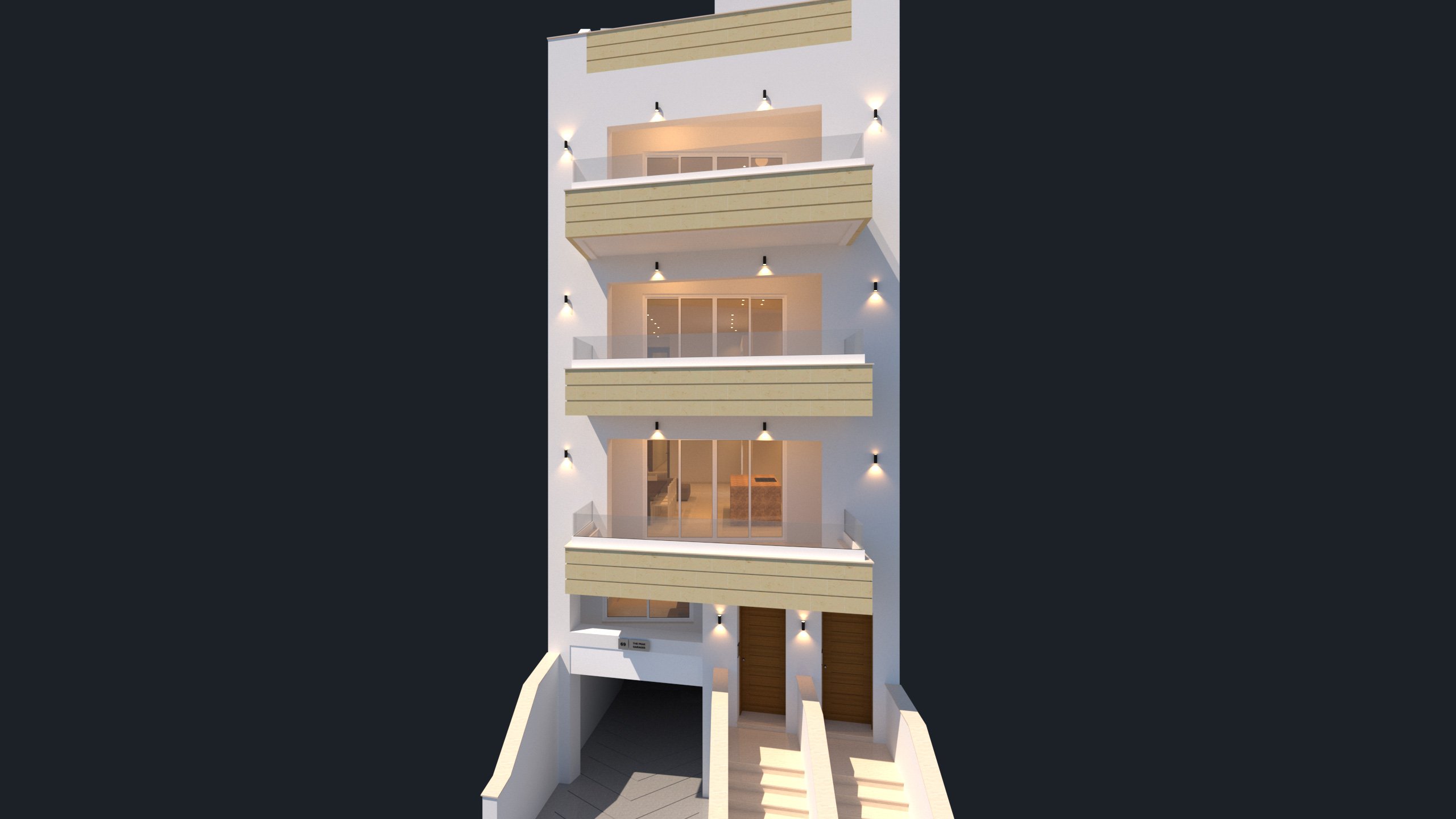 The Peak Complex - Elevation - Façade - 2