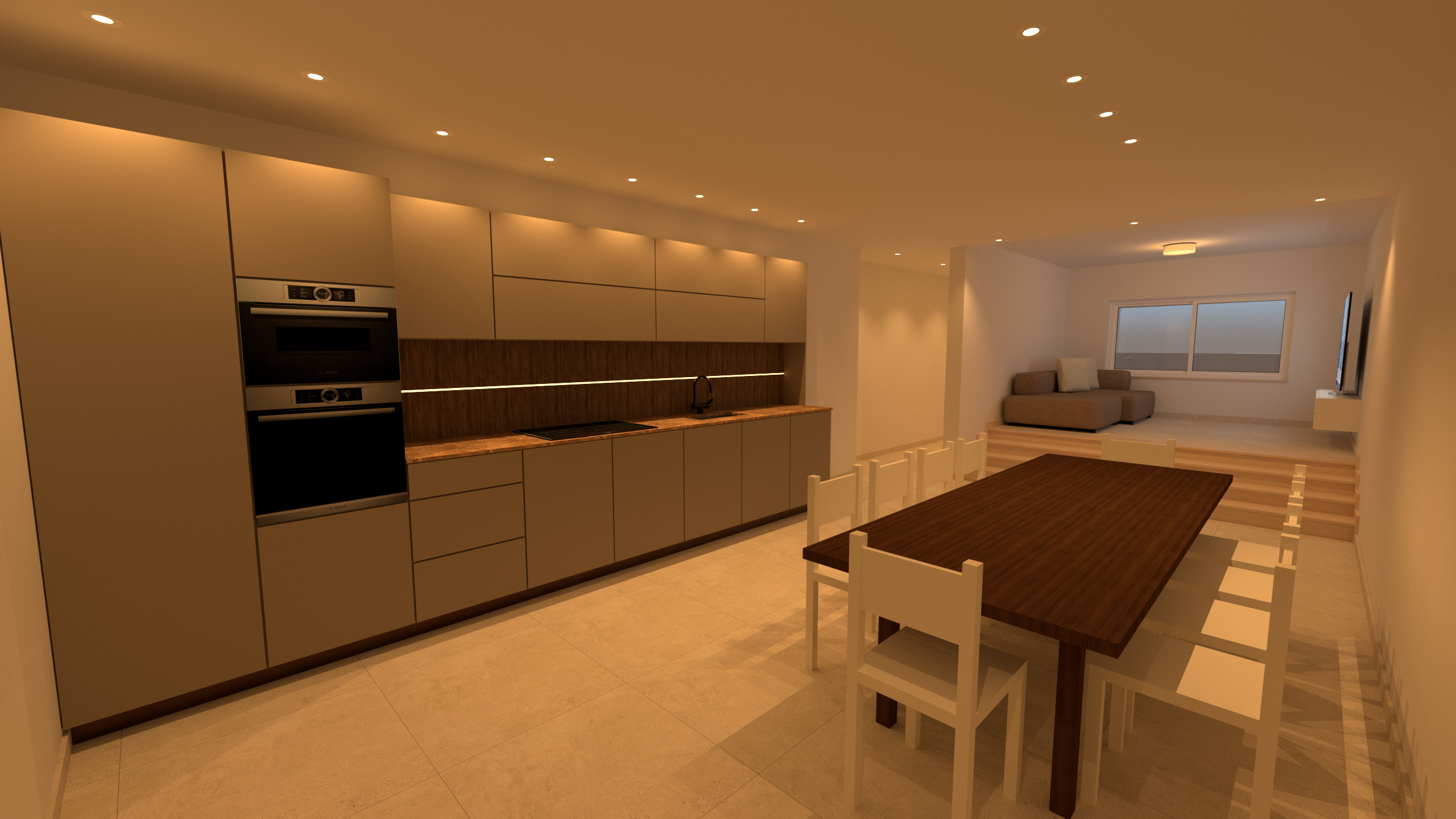 The Peak Complex - Maisonette 1 - Kitchen / Living / Dining - 1