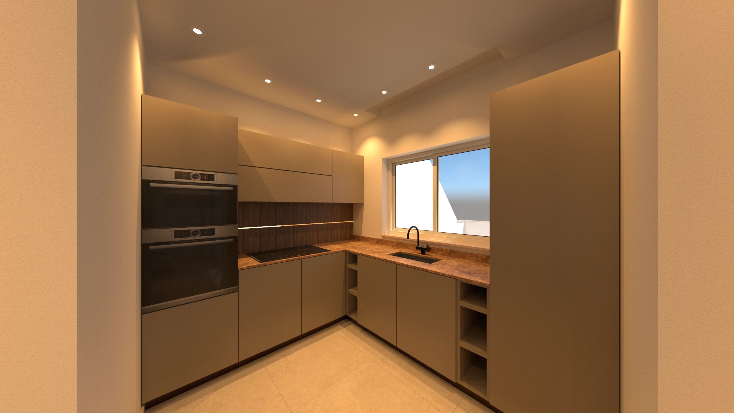 The Peak Complex - Penthouse 1 - Kitchen / Living / Dining - 3